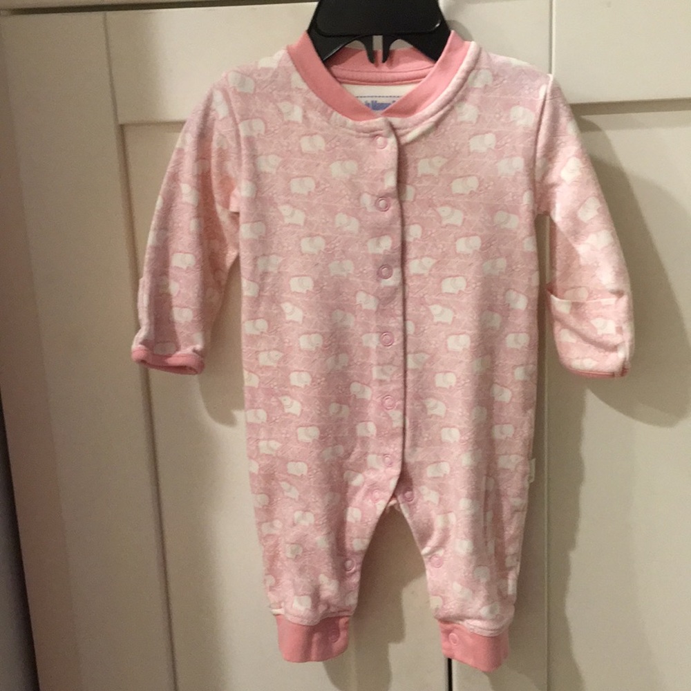 EUC Jojo Maman Bebe Bodysuit Sleeper Playsuit